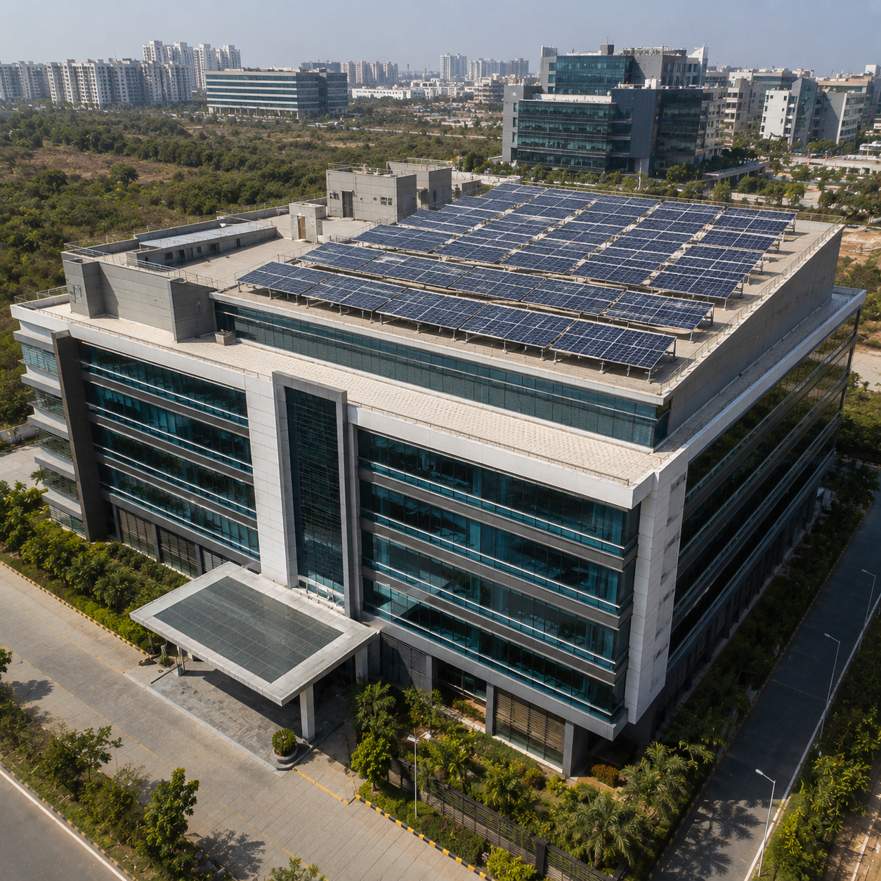 Commercial Building Solar Installation - 25 kW